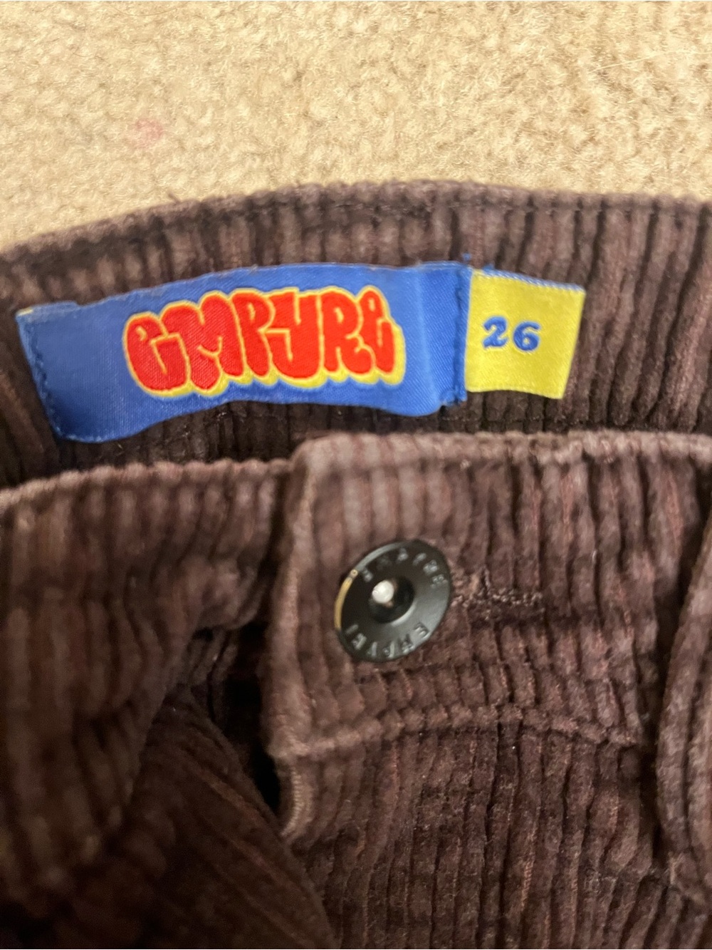 Classic Corduroy Empyre Pants — Brown, Black, Tan, Charcoal - Picture 3 of 3